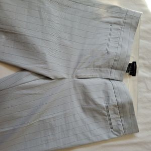 BCBG pinstriped slacks, size 4